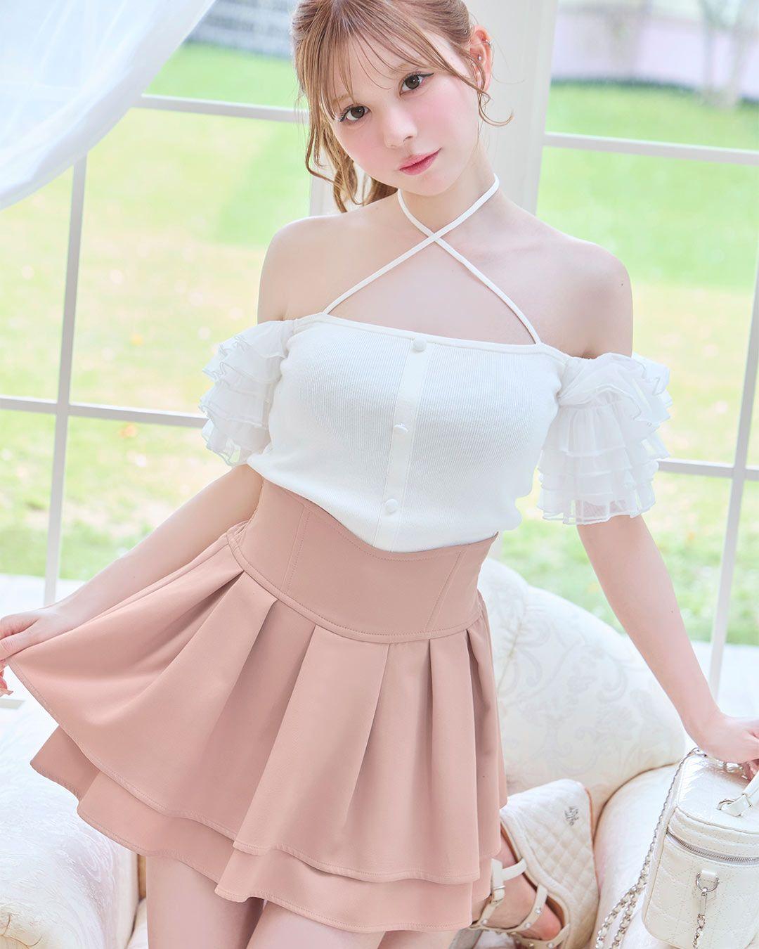 殿堂入り!!美脚になれるスカート♡（インナーパンツ付） ベージュ | ファッション通販＆メディアMyColor ～マイカラー～