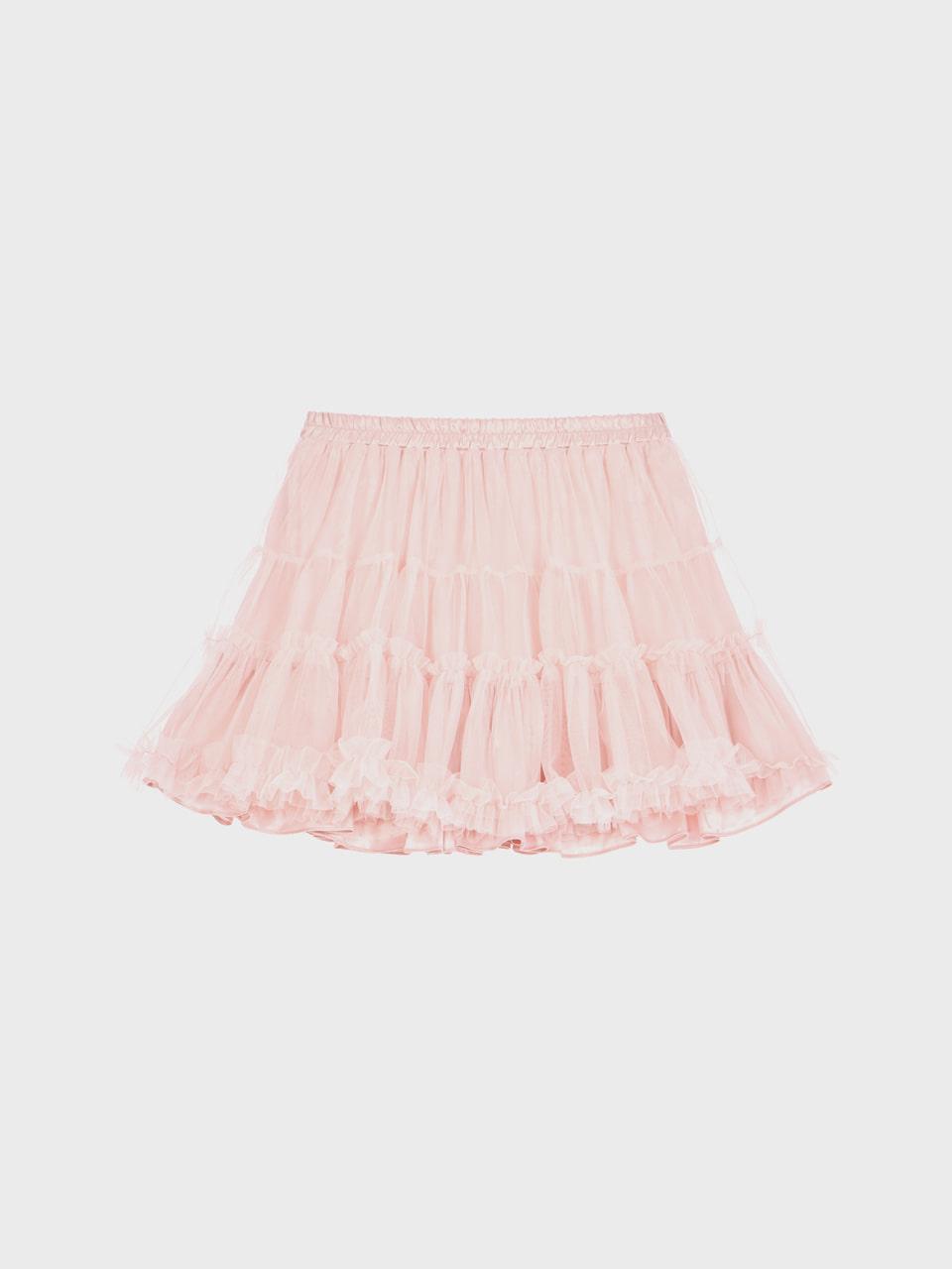 Dot Tutu Skirt (Light Pink)