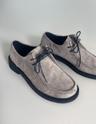 로웨어 classic round suede loafer
