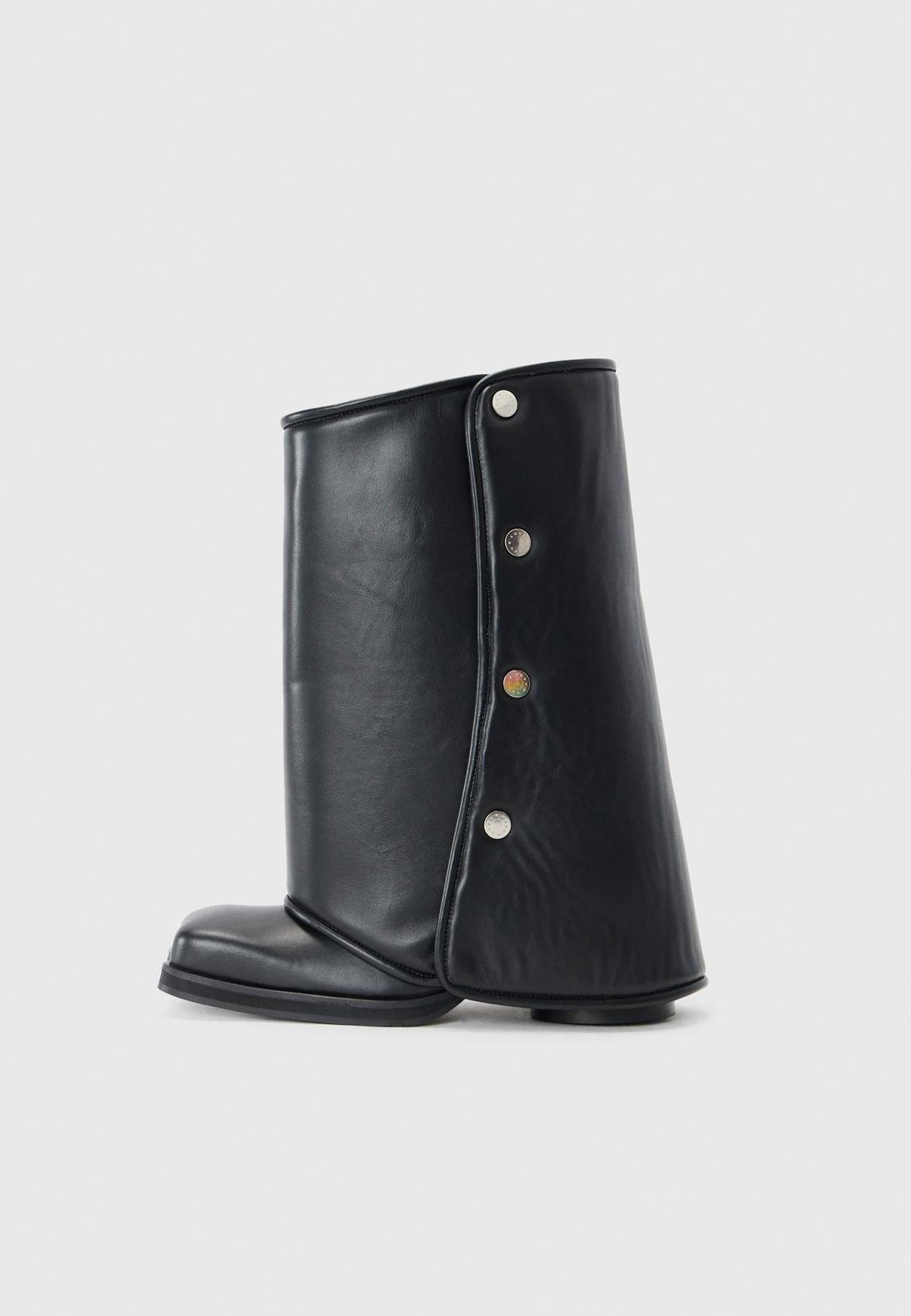 엠릭 유니섹스 하이힐 부츠 블랙