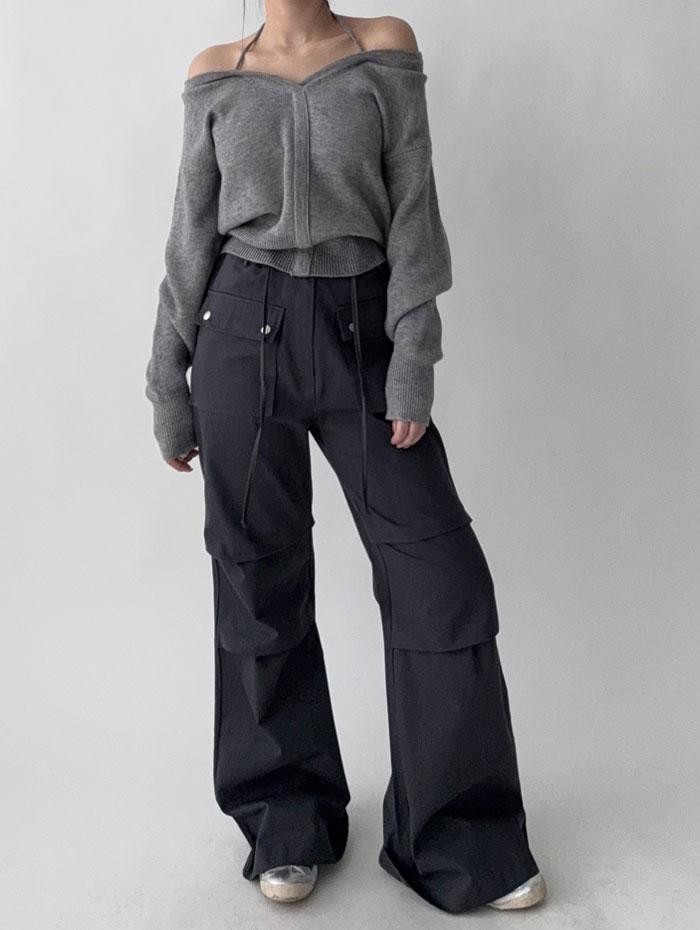 [Mua'd] 파라슈트 부츠컷 PT