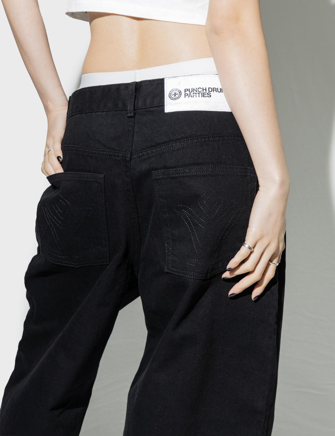 Misfits Jeans (PITCH BLACK)