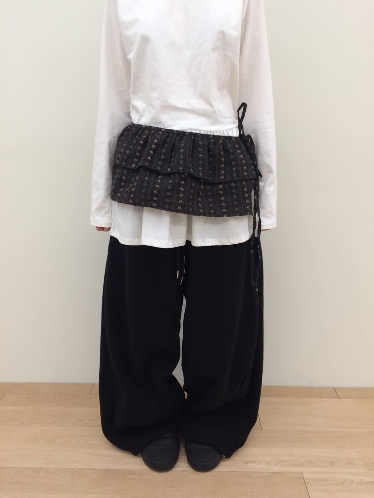 모리 레이어드 랩 스커트 (2color)