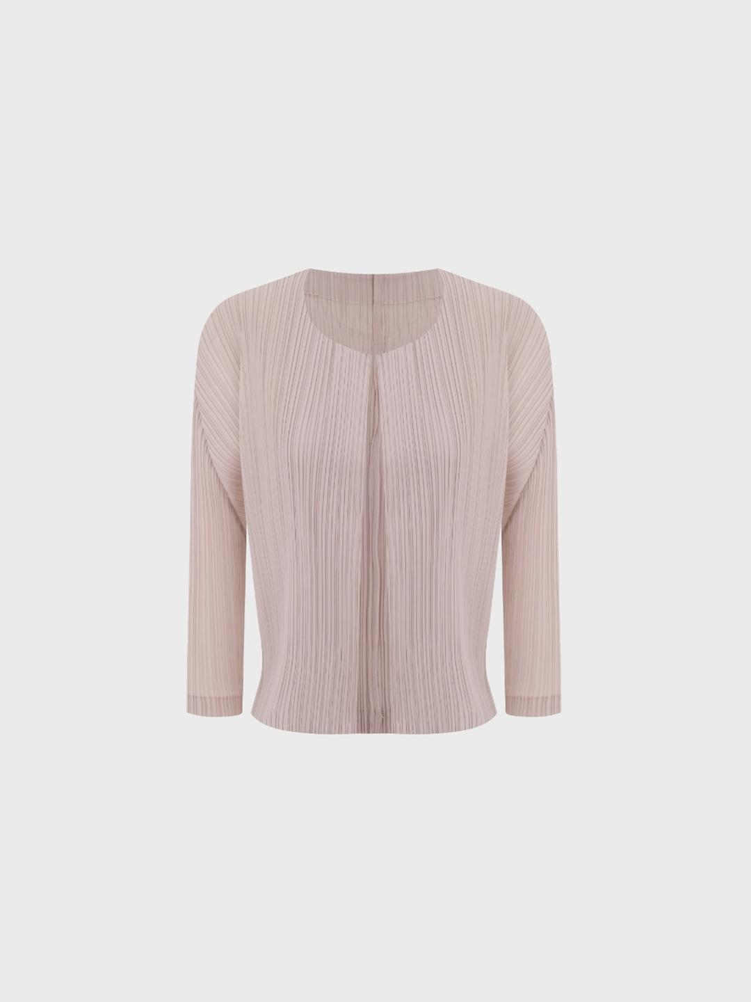 Echo Pleats Cardigan