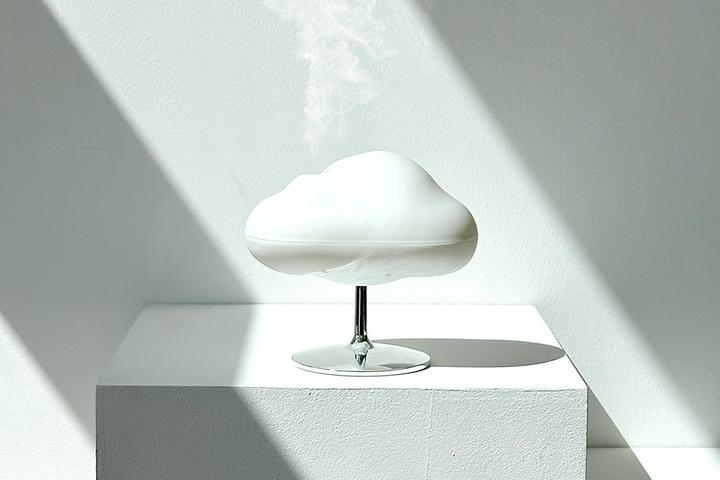 [입점기념/쿠폰] 부이 아로마 구름 가습기 레인보우 무드등 인테리어 오브제