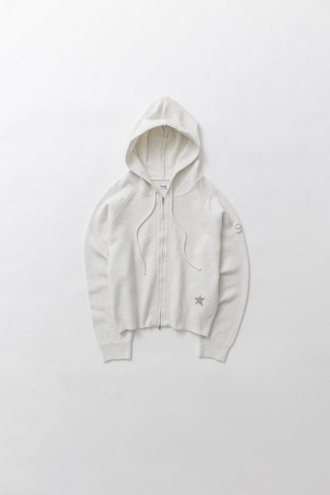 2nd) a blink hoodie knit (ivory)