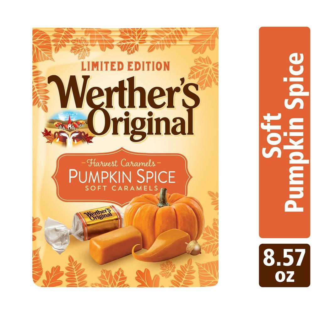 웨더스 오리지날 펌킨 스파이스 소프트 카라멜 243g 2팩 Werthers Original Pumpkin Spice Soft Caramel [원산지:미국]
