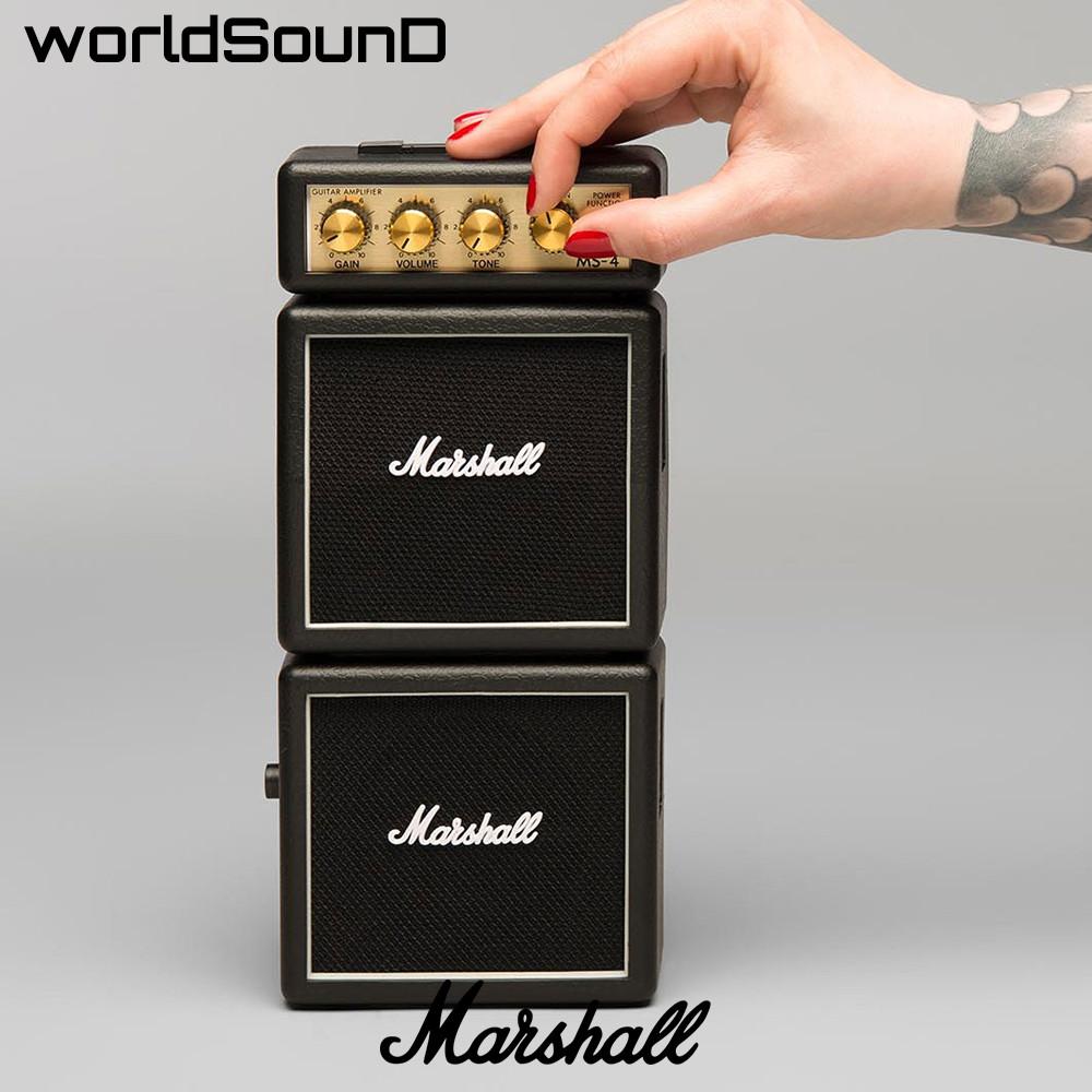 Marshall MS-4 Mini Amp 마샬 MS2 미니 앰프 일렉 기타 베이스 앰프 : 월드사운드몰
