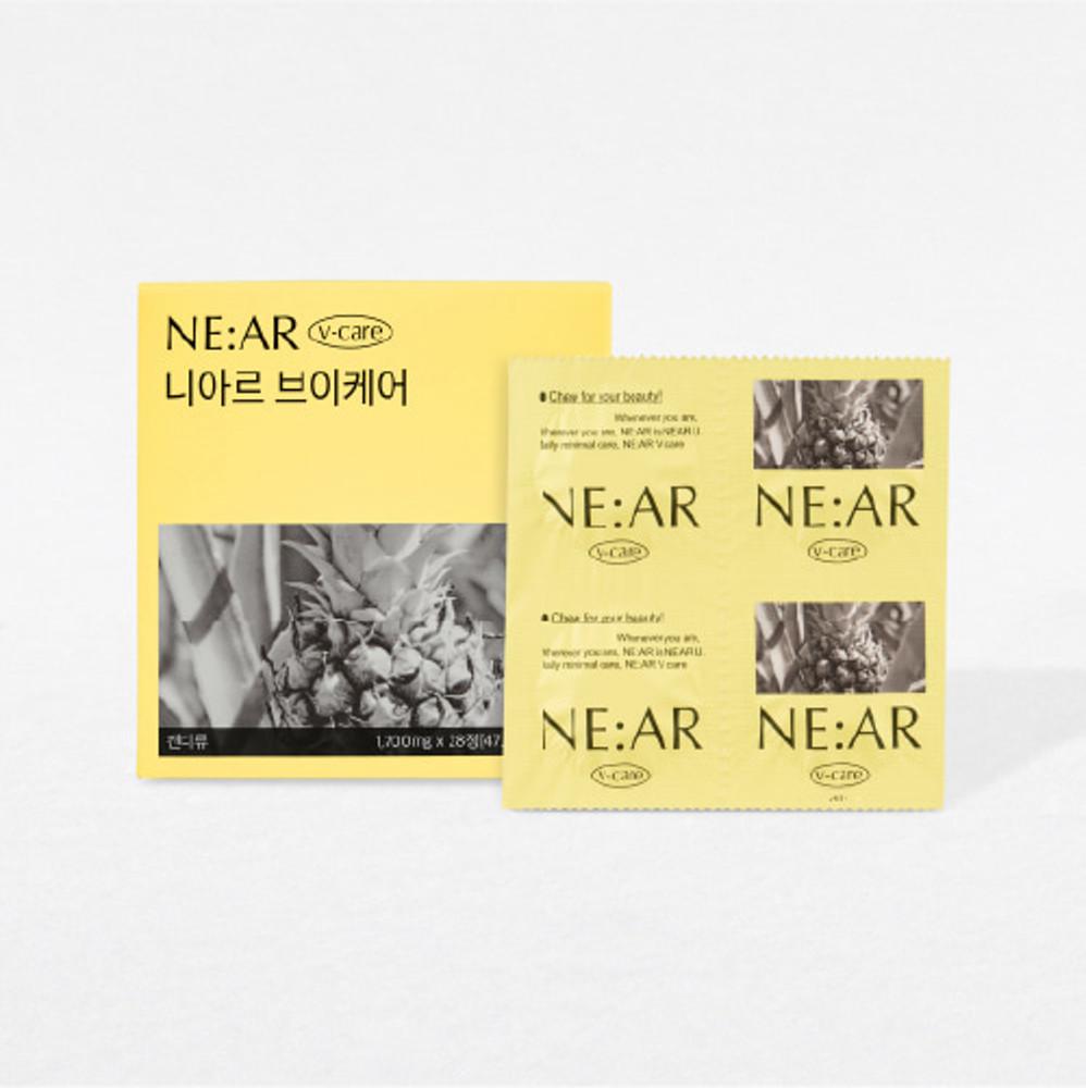 니아르 브이케어 얼굴 다리 붓기 부기 완화 보검선인장 추출 파인애플맛 1box