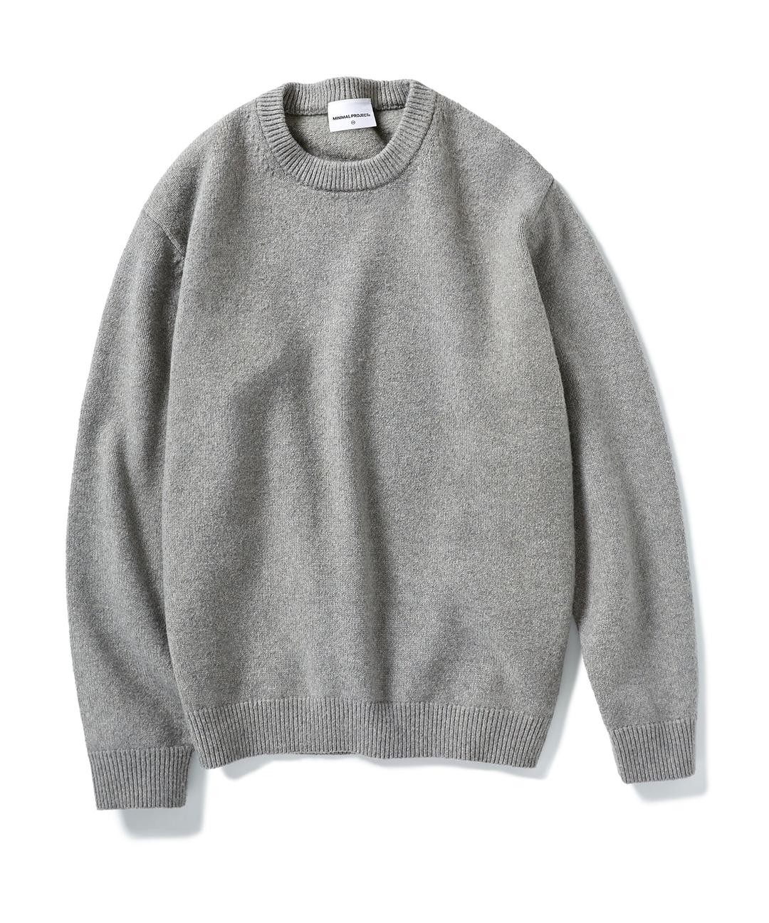 미니멀프로젝트 소프트 베이직 오버핏 니트  MNT107  [GRAY]