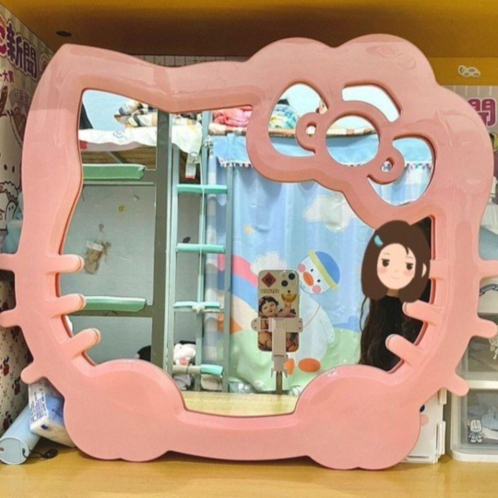 헬로키티  메이크업 거울 산리오 핑크 탁상 거울