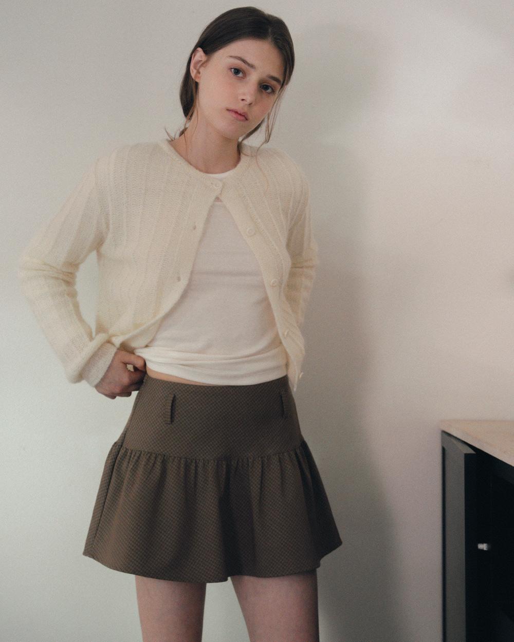Check Mini Skirt