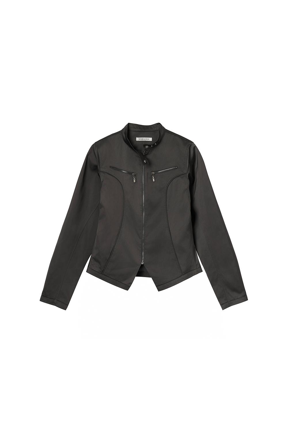Flared jacket (Charcoal)