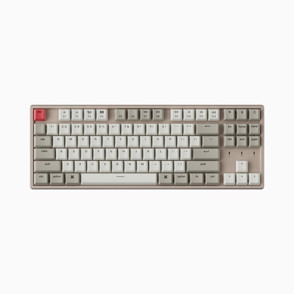 키크론 K8 Retro 레트로 알루미늄 핫스왑 무선 기계식 키보드 애플 맥 블루투스