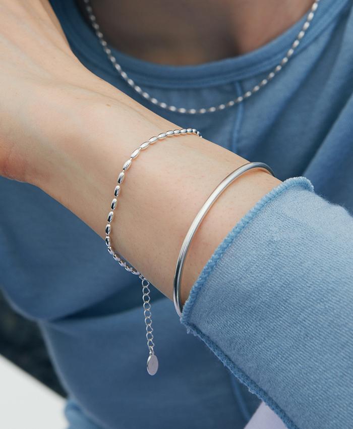 [당일출고][6차 리오더][925 silver] Huit.silver.33 / gross rizi bracelet