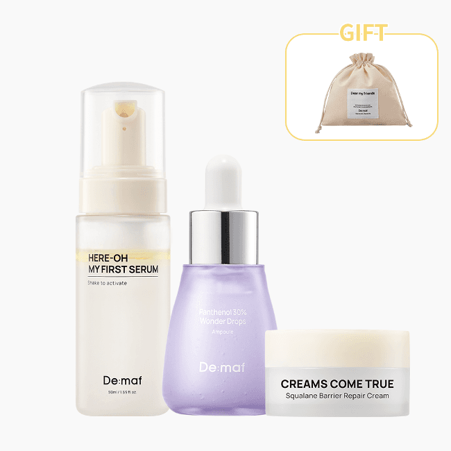 [웰컴키트] 아기자기 장벽루틴 키트 (만능기초 50ml + 판테놀 20ml + 크컴츄 15ml)