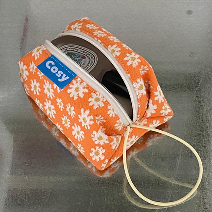 DAISY COSY POUCH_orange