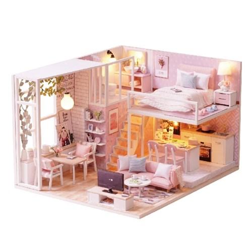 [adico] DIY 미니어처 하우스 - 핑크하우스_(920652)