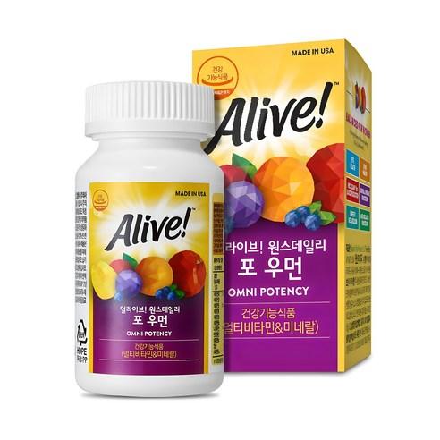 얼라이브 원스데일리 포 우먼 멀티비타민, 80정, 1개 - 비타민/영양제 | 쿠팡