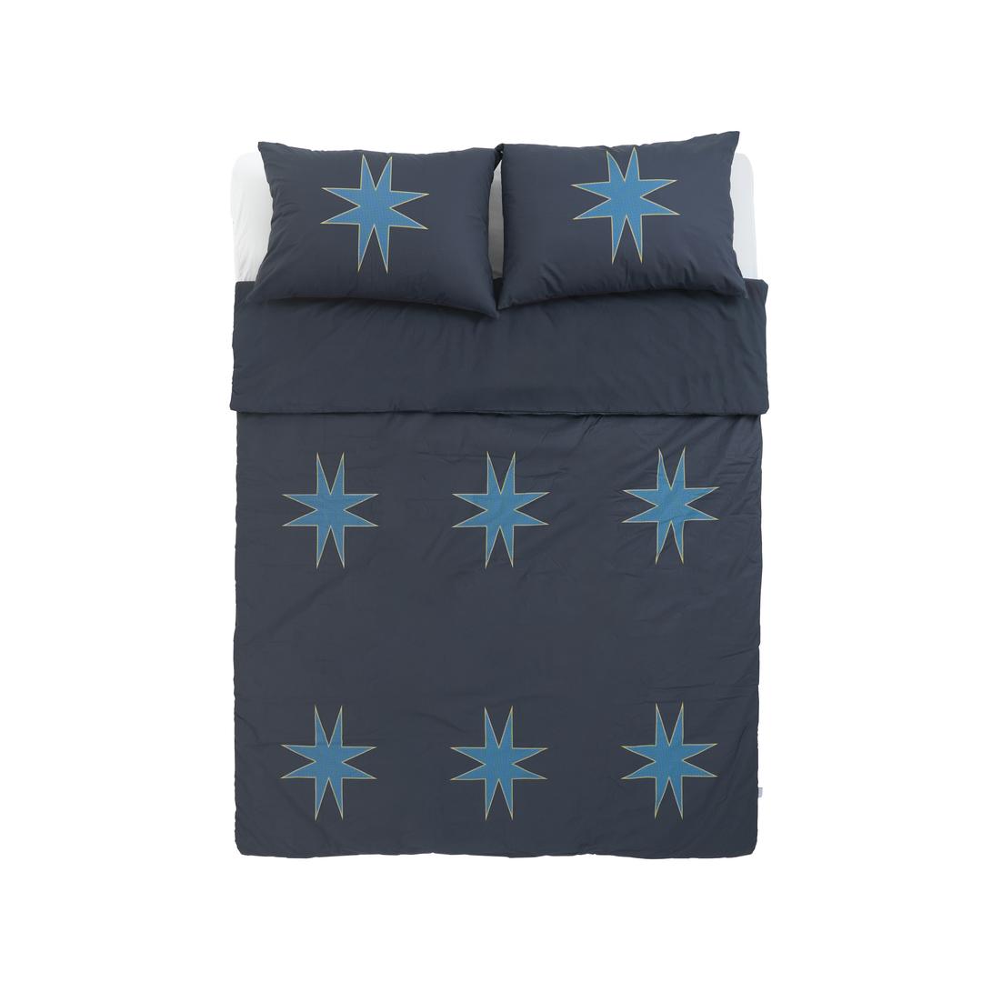 BLUE STAR BEDDING SET