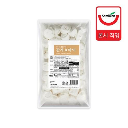 세미원푸드 관자쇼마이 1kg(25g x 40ea), 1kg, 2개 - 손만두 | 쿠팡