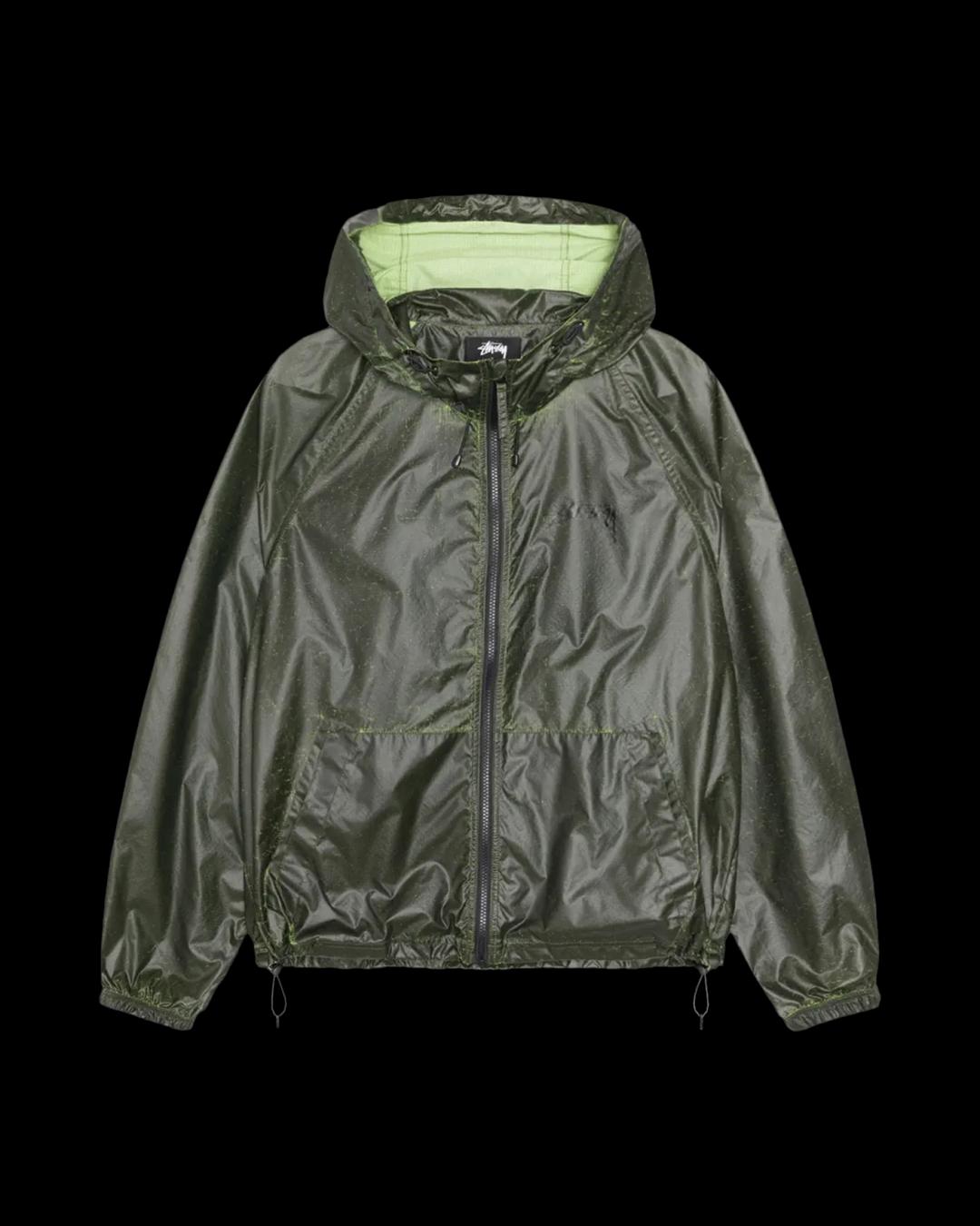 STUSSY BEACH SHELL CRACKED RIPSTOP
