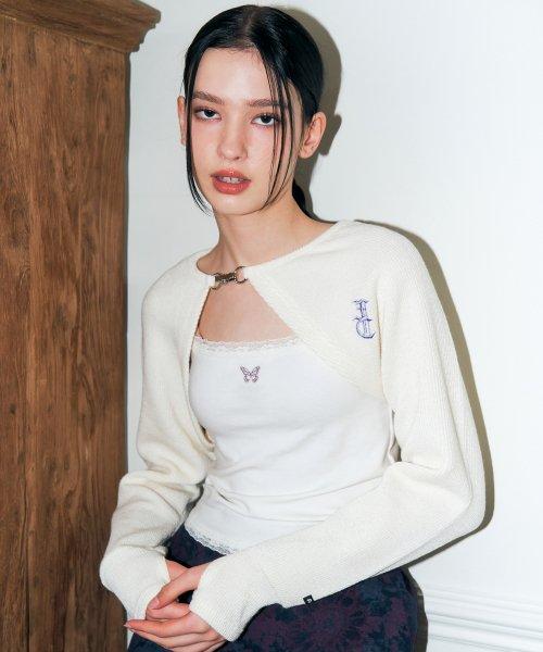 [NF] N.A.V 버클 볼레로 가디건 (IVORY)_F22ZA924