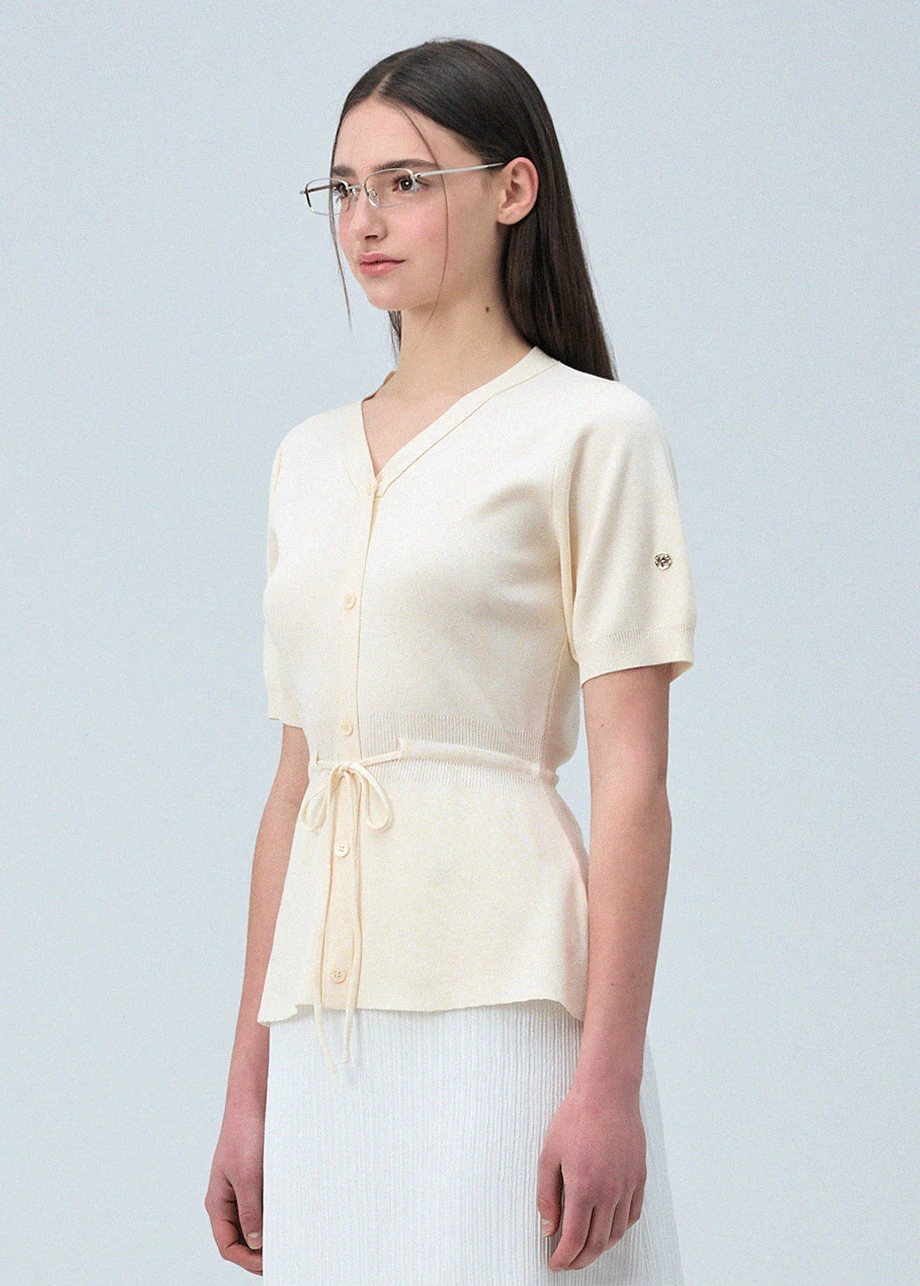 [44-120]  Lottie String Flare Knit  