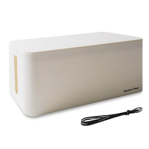 마켓플랜 심플 멀티탭 정리함 대형 - 케이블정리박스 | 쿠팡