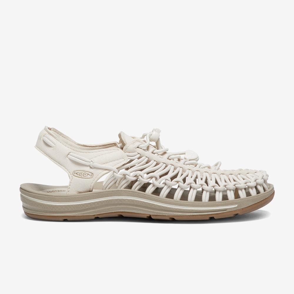 킨 유니크 여성 샌들 화이트