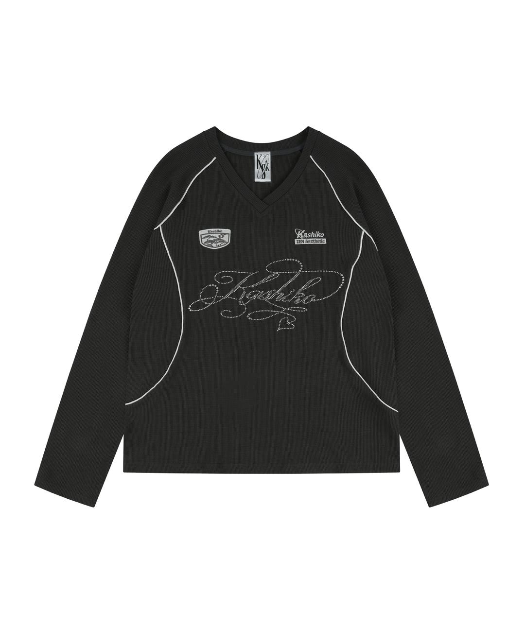 Waffle Rugby Tee Charcoal