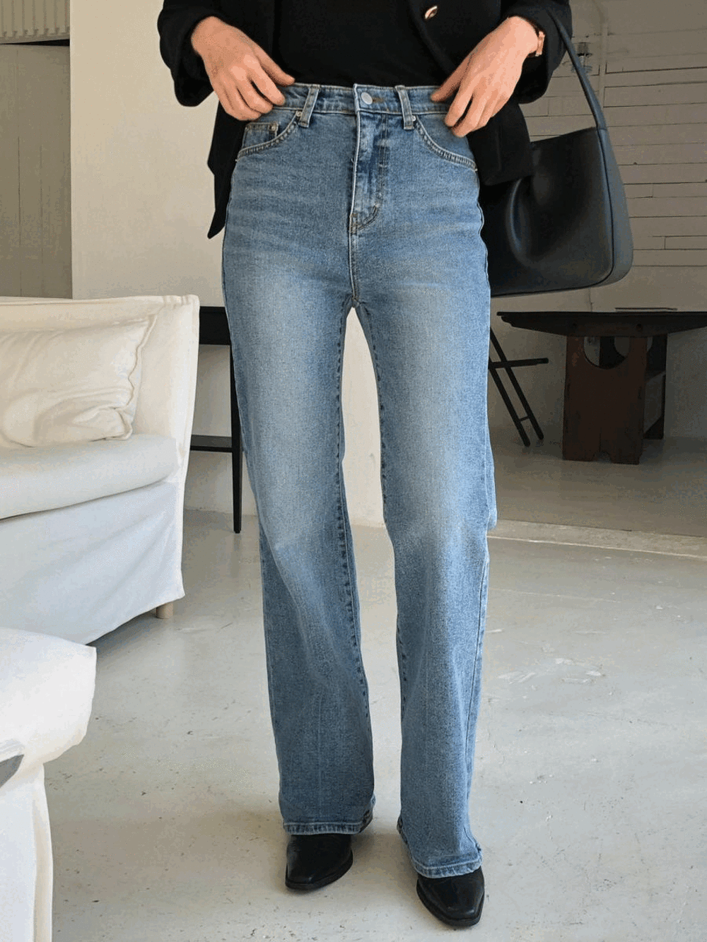 디르 슬림 부츠컷 데님 152