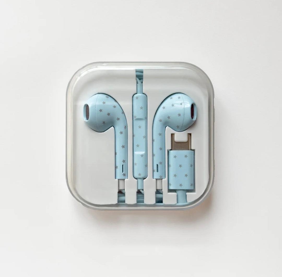Cute Polka-Star Dot Headphones.