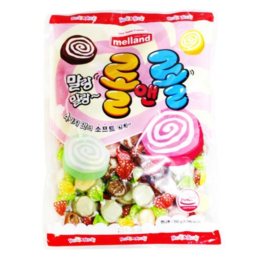 국제제과 멜랜드 시나모롤 말랑말랑 롤앤롤 350g x 1봉지