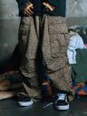 LIT SLANT POCKET CARGO PANTS LEOPARD