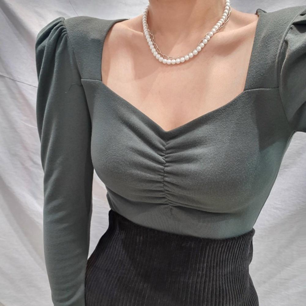 홀릭 셔링 퍼프티