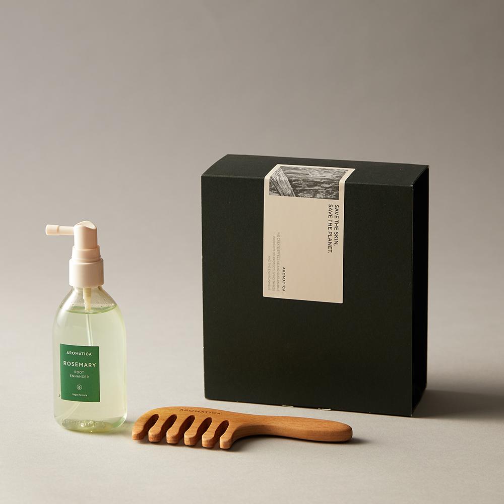 [선물포장] "두피 영양" 헤어 토닉 1종 & 두피 괄사 세트