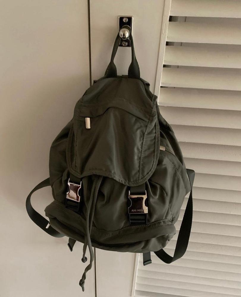 아미먼트 에디션 백팩 나일론 베이지 빨강 카키 검정 가방 AMIMENT EDITION NYLON BACKPACK