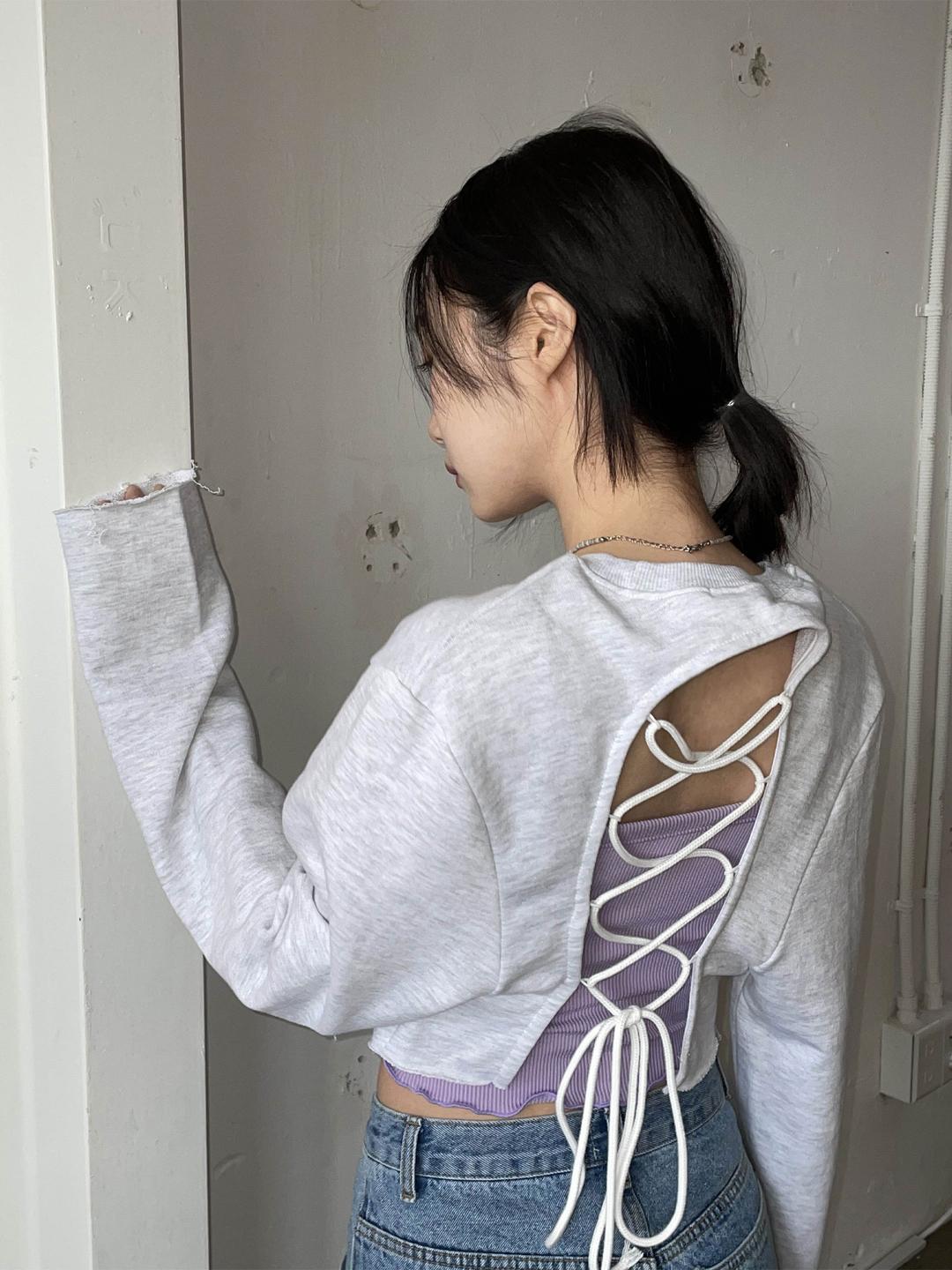 back corset crop MTM