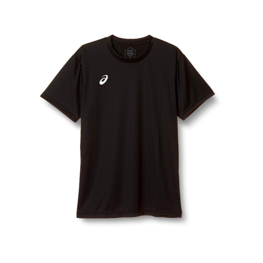 아식스 원포인트 반팔 티셔츠 트레이닝 웨어 퍼포먼스 블랙 2033A657