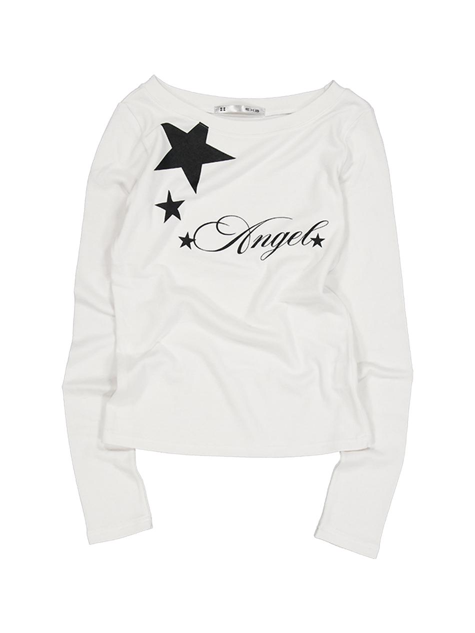 ANGEL BOATNECK TOP / IVORY