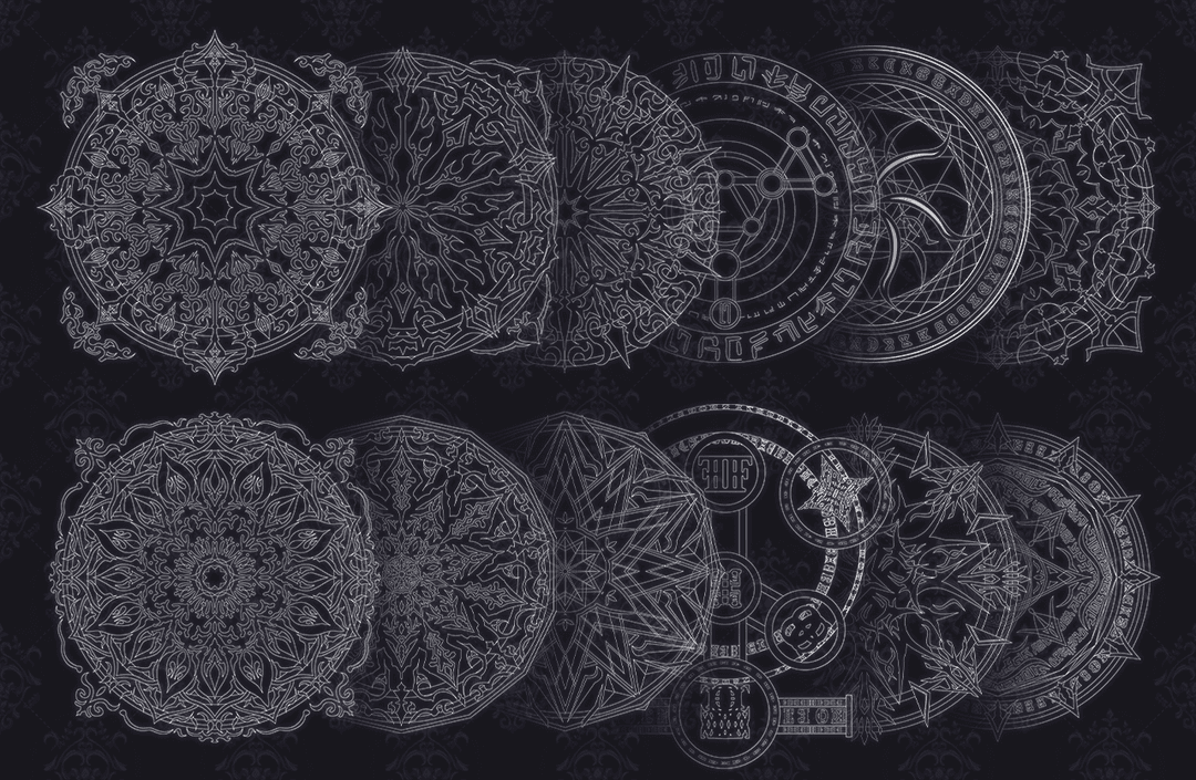 화려한 분위기를 위한 헤일로 세트