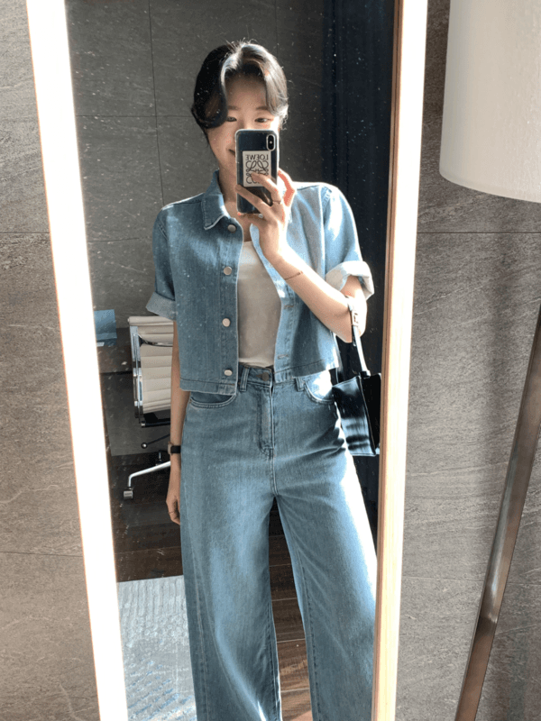 Dubby denim shirt