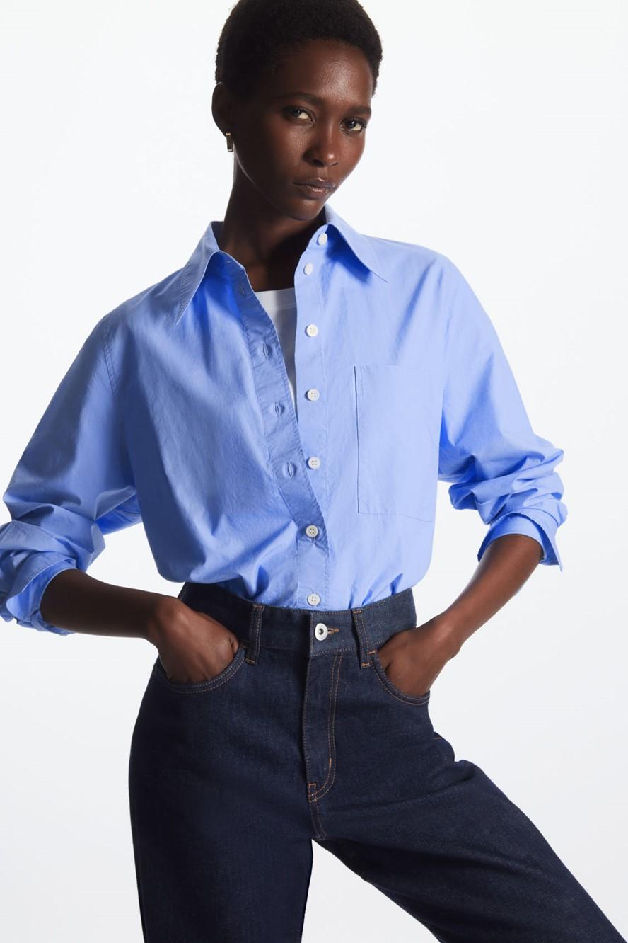 오버사이즈 셔츠 OVERSIZED LONG-SLEEVE SHIRT 1046869010