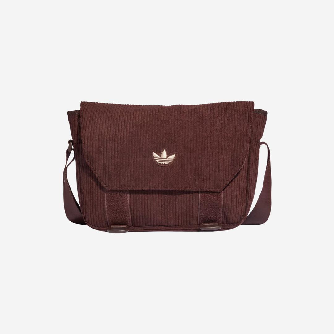 Adidas NEXT+ Corduroy Messenger Bag Shadow Brown