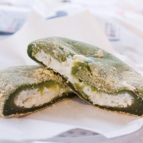 녹차크림치즈빵