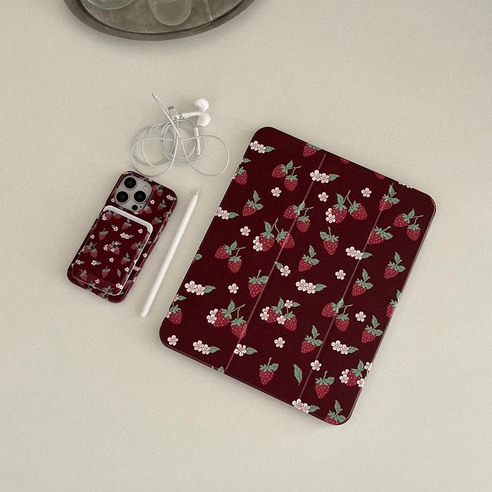 sweet straw pattern 디자인 [아이패드 케이스]