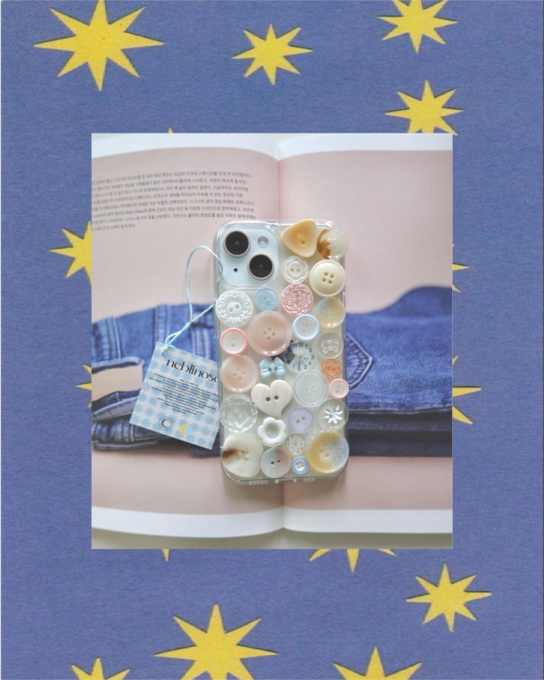 Baby powder Button case