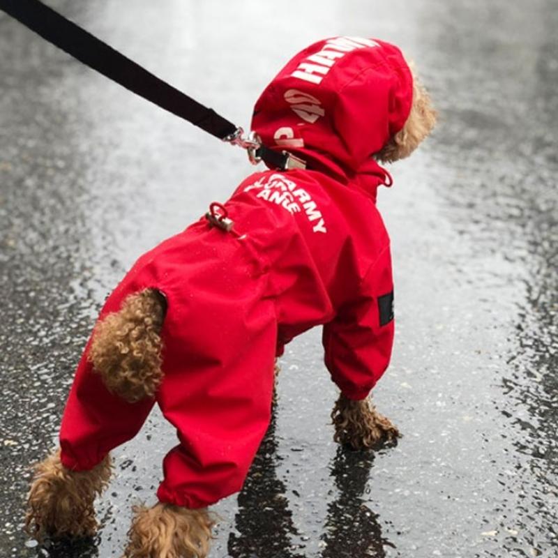 퍼피엔젤_[OW404] MAGAGIO™ 호크 샤크 방수 산책 커버롤 (남녀공용)