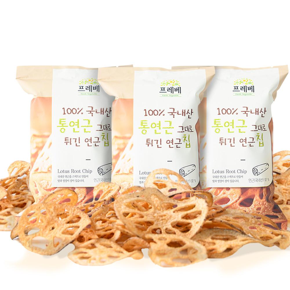 프레베 선물용 연근칩 3봉세트